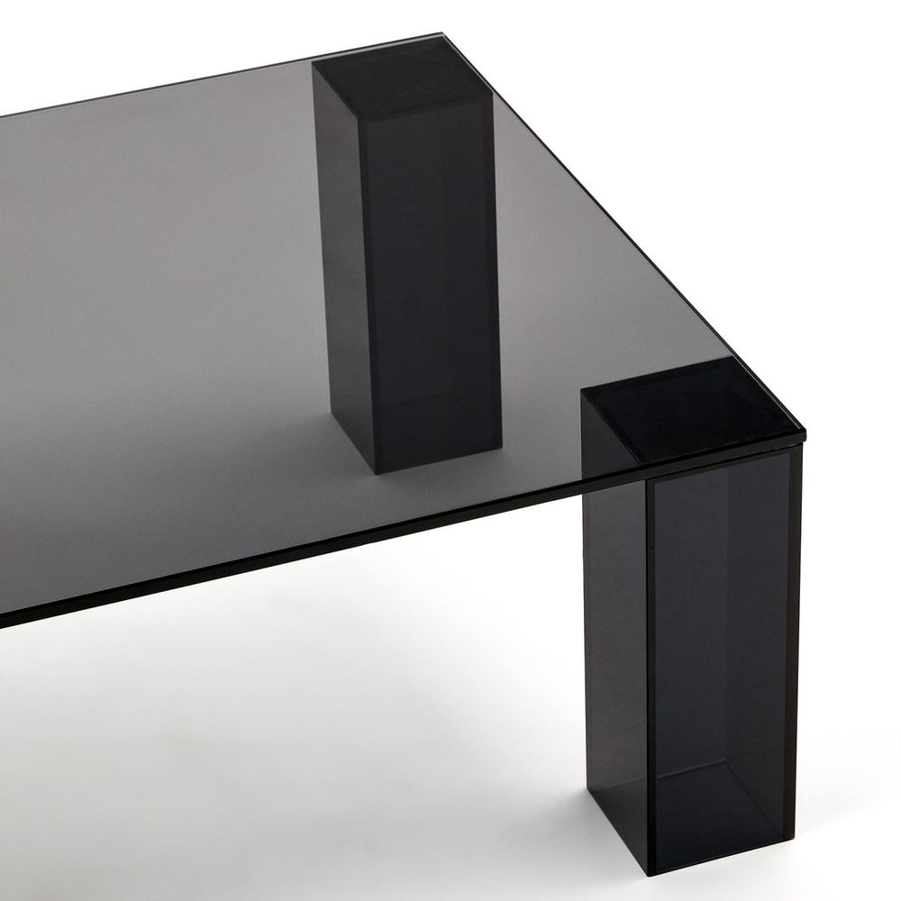 Salontafel ADULARIA - Blauw glas KAV T0600053CC03