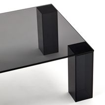 Salontafel ADULARIA - Blauw glas KAV T0600053CC03