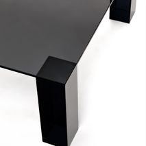 Salontafel ADULARIA - Donkergrijs glas KAV T0600054CC03