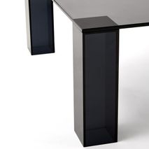 Salontafel ADULARIA - Donkergrijs glas KAV T0600054CC03