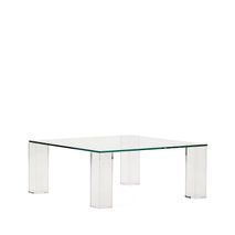 Salontafel ADULARIA - Blauw glas KAV T0600054CC07