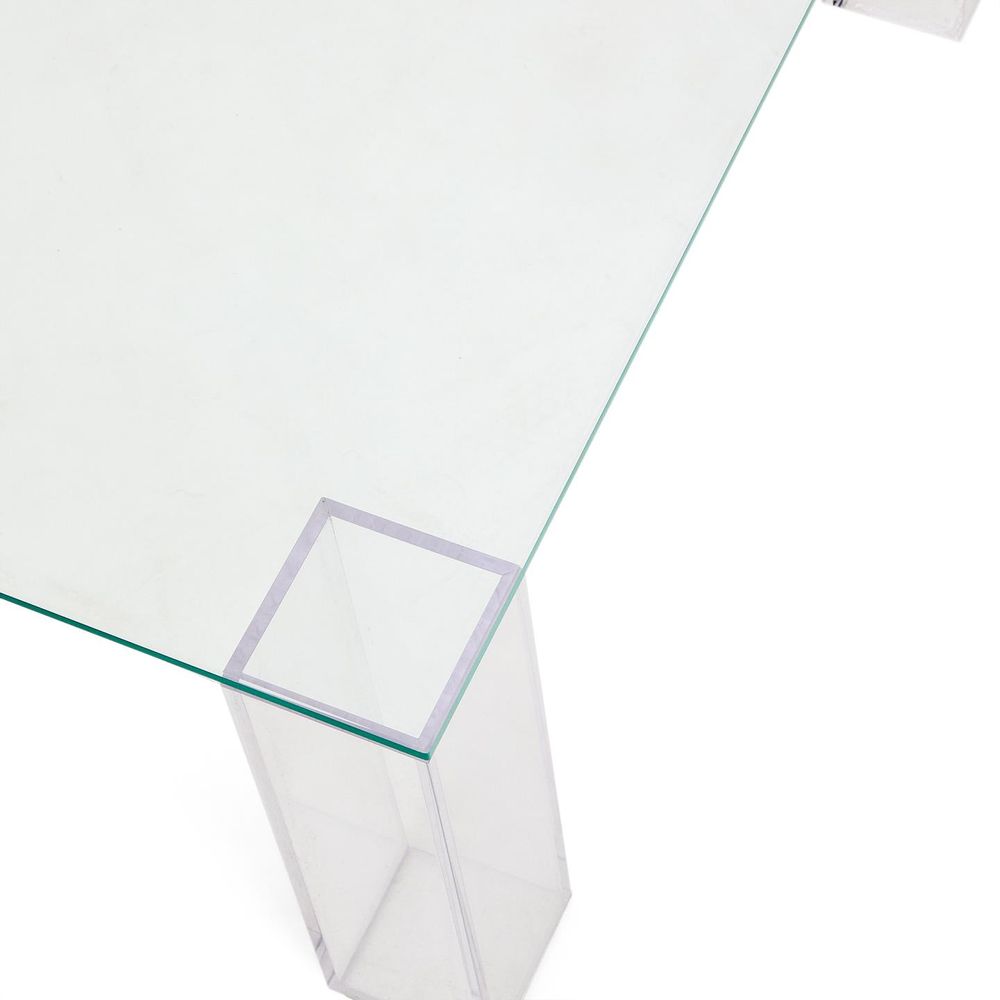 Salontafel ADULARIA - Blauw glas KAV T0600054CC07