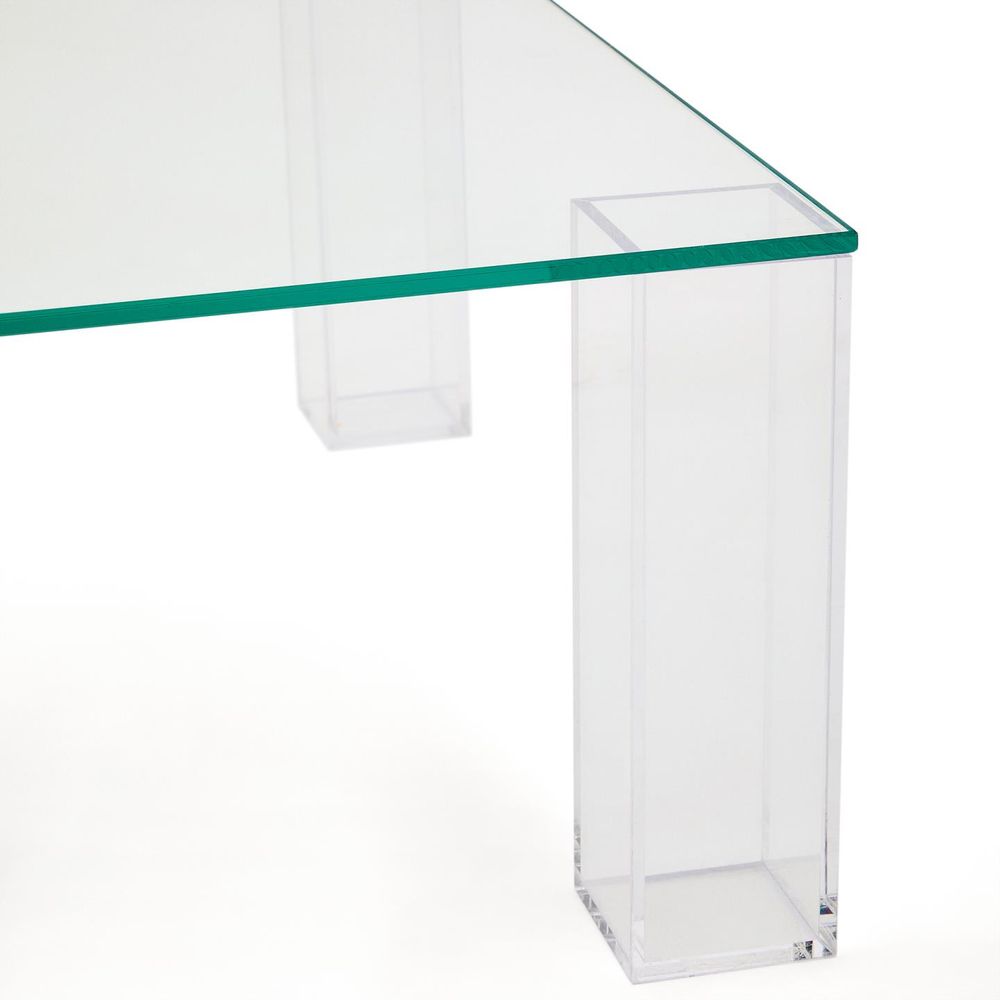 Salontafel ADULARIA - Blauw glas KAV T0600054CC07