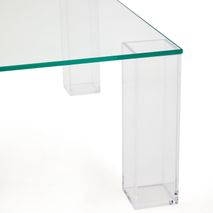 Salontafel ADULARIA - Blauw glas KAV T0600054CC07