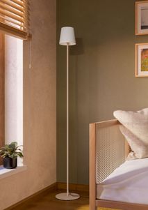 Vloerlamp FIORANA - Zand/Wit EGL 901112