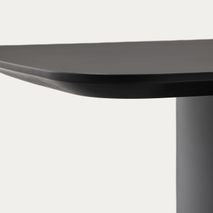 Eetkamertafel LITTO - Zwart gelakt KAV T0100065LL01