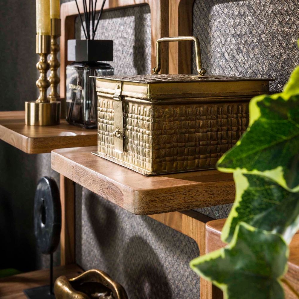 Wandrek CURVY - Massief acaciahout ZLS 2440-15