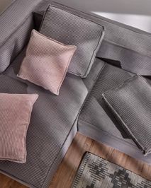 Kussen BLOK - Groen corduroy KAV AA4723LN15