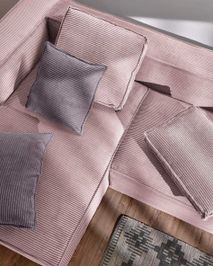 Kussen BLOK - Groen corduroy KAV AA4724LN24