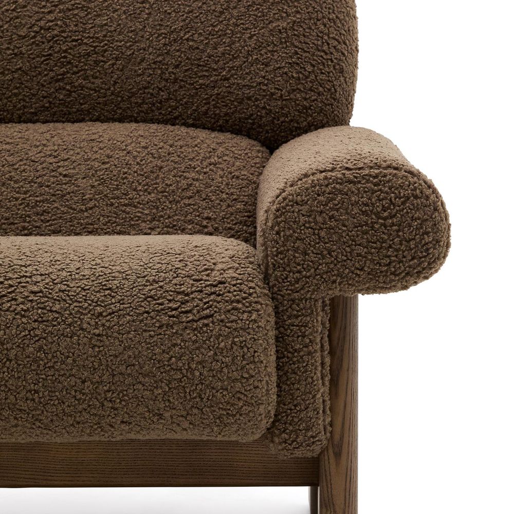 Fauteuil NEMA - Taupe Bouclé KAV S0900091GL85