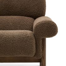 Fauteuil NEMA - Taupe Bouclé KAV S0900091GL85