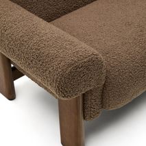 Fauteuil NEMA - Taupe Bouclé KAV S0900091GL85
