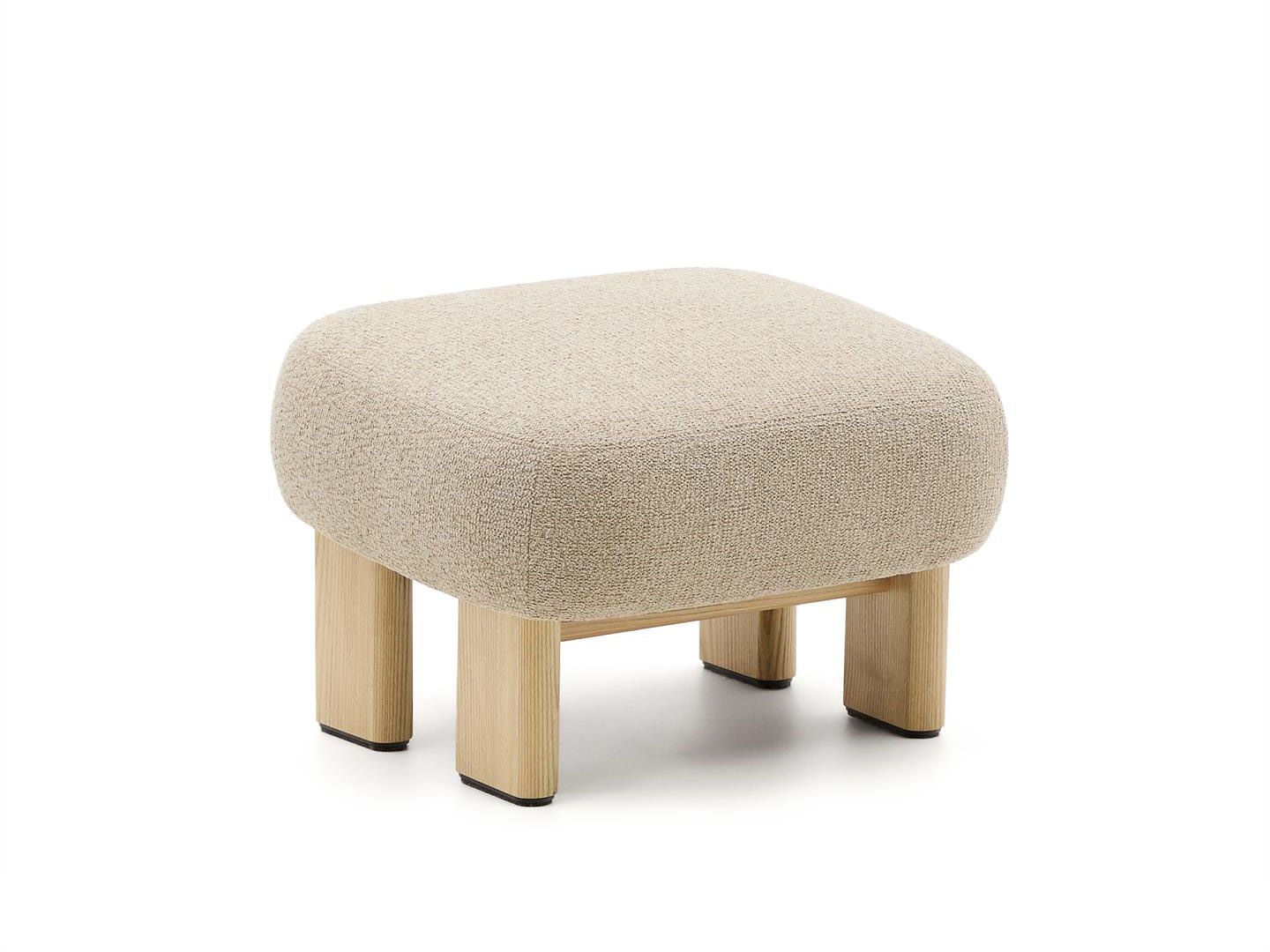 Voetenbank CABANA - Beige Chenille KAV S1500092NI12