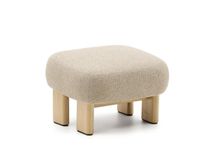 Voetenbank CABANA - Beige Chenille KAV S1500092NI12