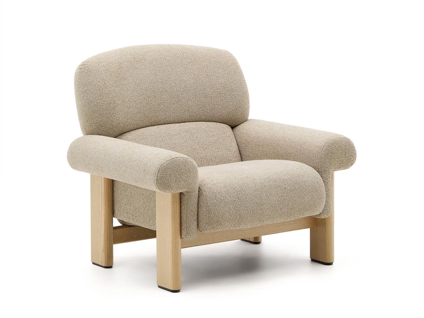 Fauteuil NEMA - Beige Chenille