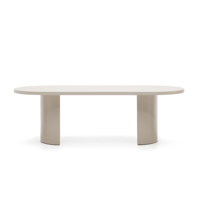 Tafel NEALY - Ecru gelakt