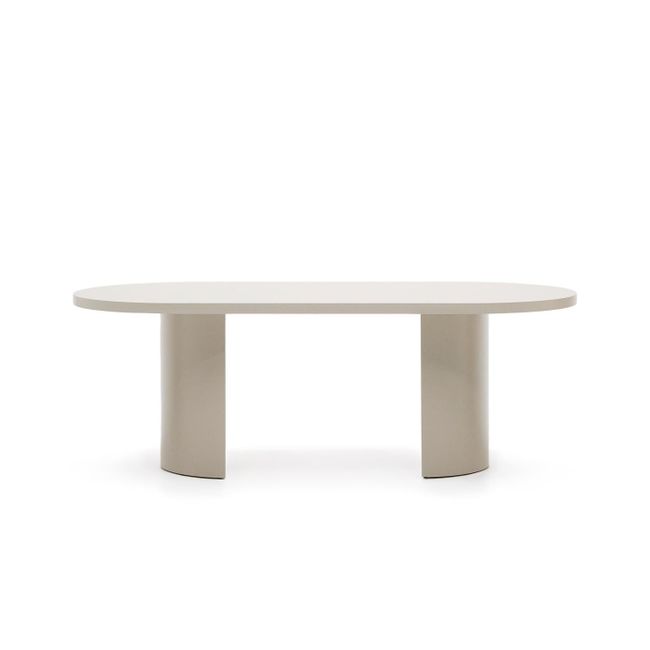 Tafel NEALY - Ecru gelakt