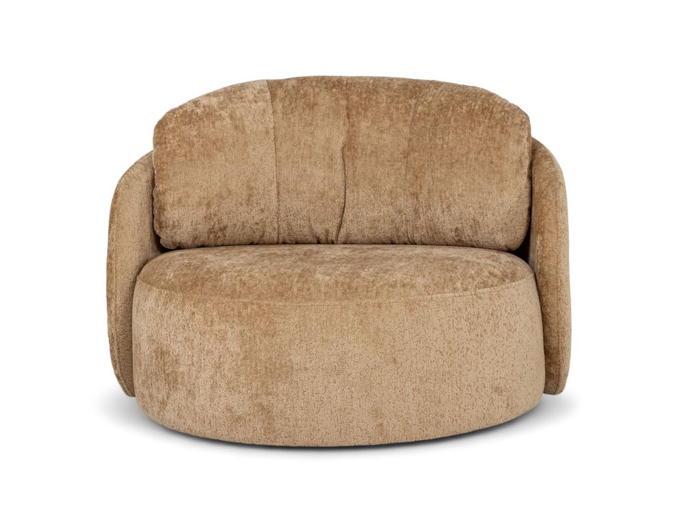 Loveseat met draaivoet MURCIAL - Oker HEH 50681-1-LOKE