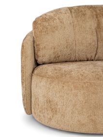 Loveseat met draaivoet MURCIAL - Oker HEH 50681-1-LOKE