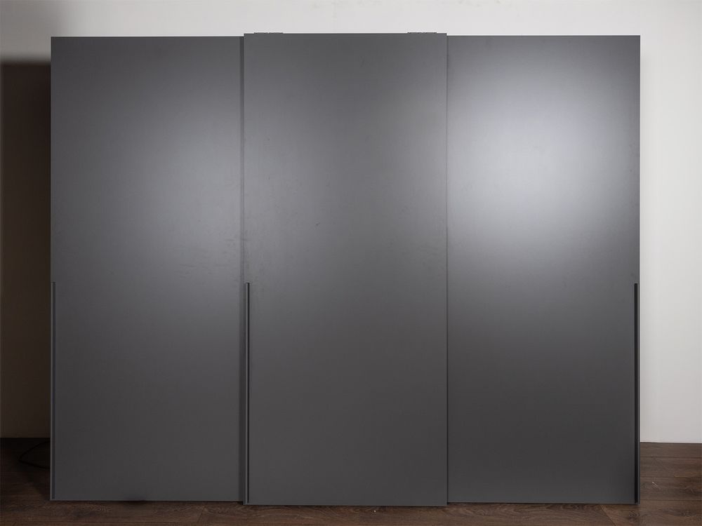 Schuifdeurkast PLAIN - Antraciet BSL PL9906242