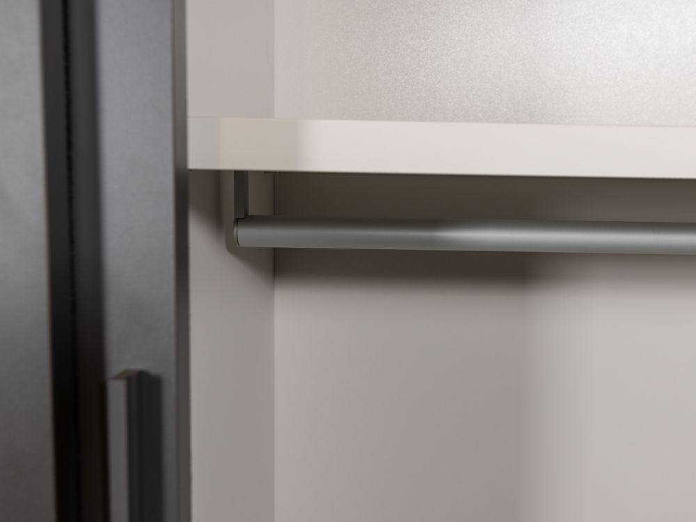 Schuifdeurkast PLAIN - Antraciet BSL PL9906242