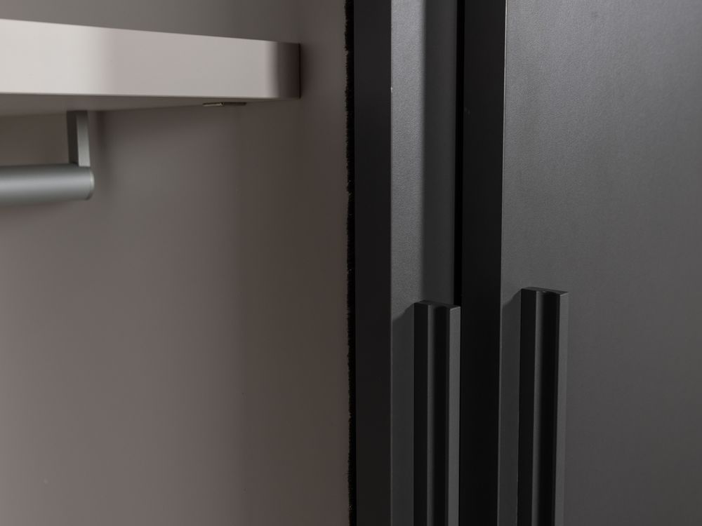 Schuifdeurkast PLAIN - Antraciet BSL PL9906242