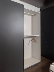 Schuifdeurkast PLAIN - Antraciet BSL PL9906242