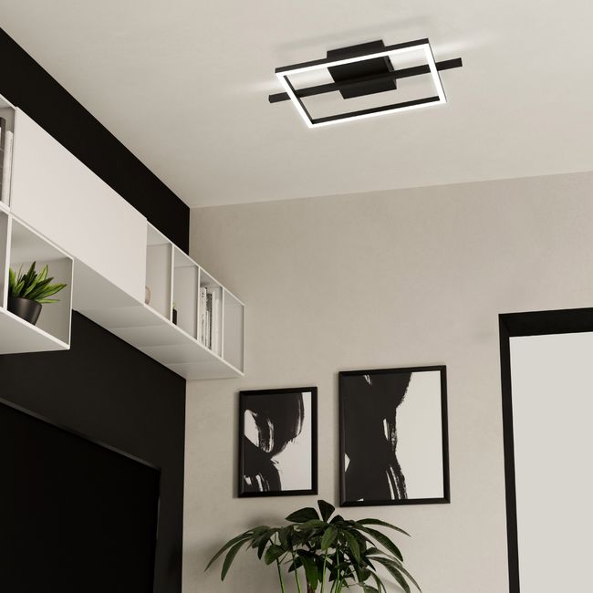 Plafondlamp vierkant AMANDOLO - Wit