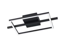 Plafondlamp vierkant AMANDOLO - Zwart EGL 901115