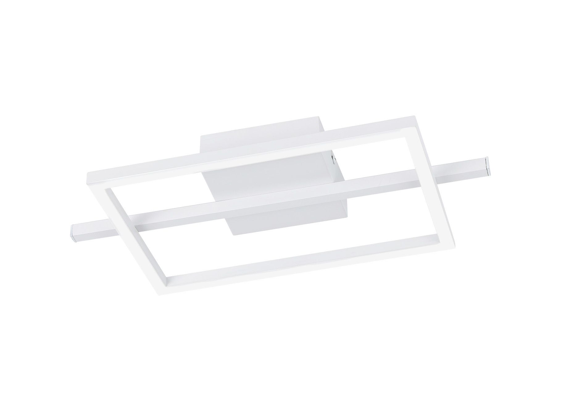 Plafondlamp vierkant AMANDOLO - Zwart