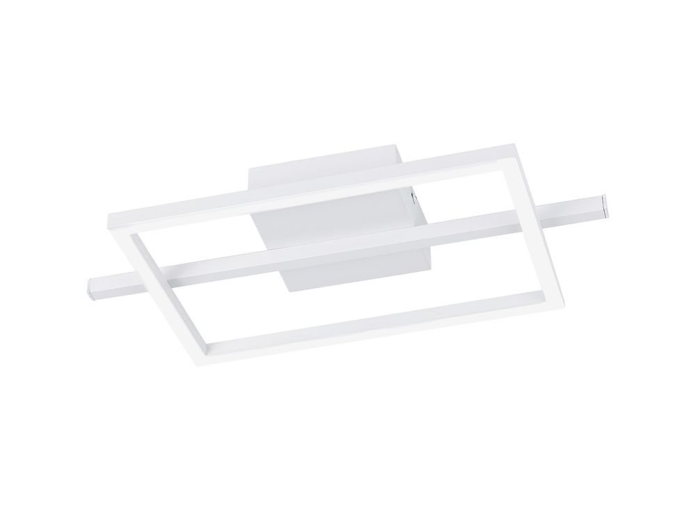 Plafondlamp vierkant AMANDOLO - Wit EGL 901116