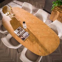 Eetkamertafel MAYA - Teakhout fineer ZLS 2886-11