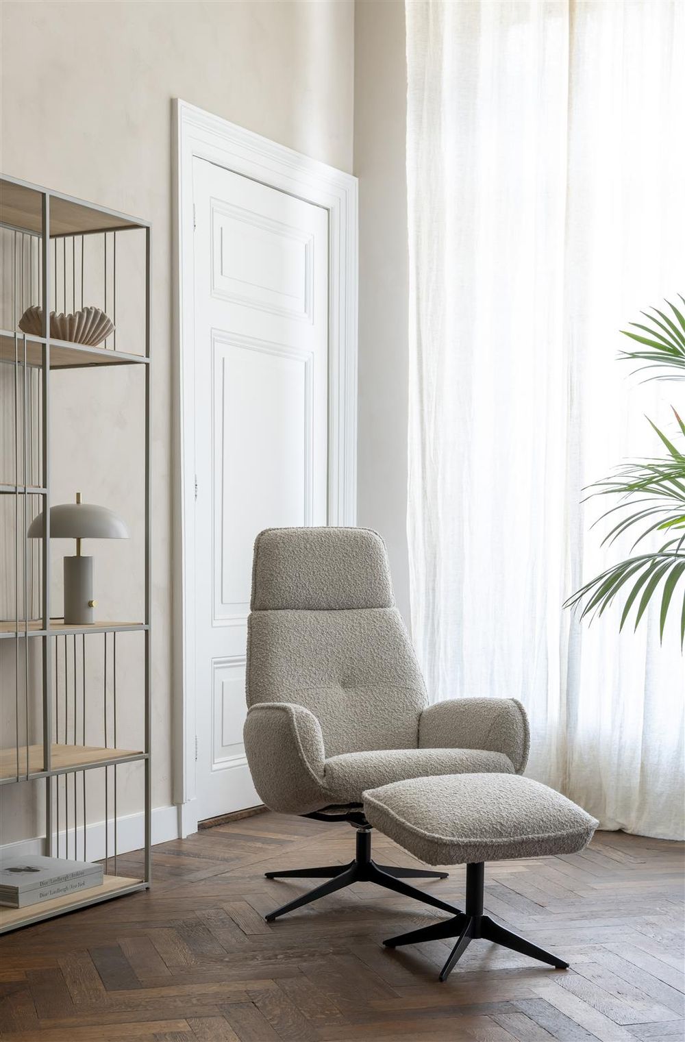 Poef BOBBIO - Wit XOO 50671-3-BC