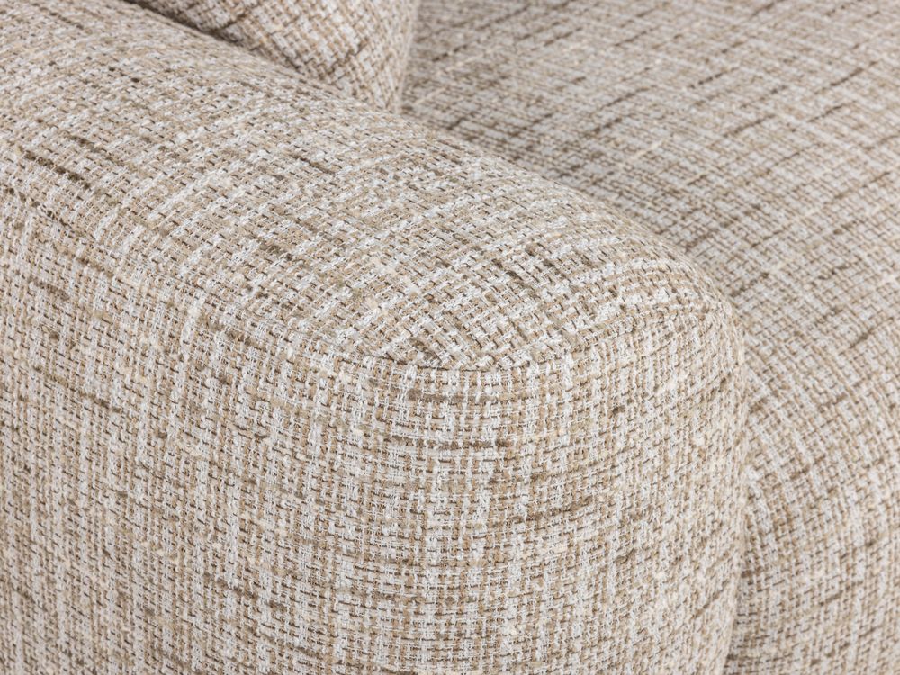 Hoeksalon incl. poef MASSA - Bruin C-RIV-85-HKS1-BT11