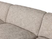 Hoeksalon incl. poef MASSA - Bruin C-RIV-85-HKS1-BT11