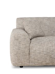 Hoeksalon incl. poef MASSA - Bruin C-RIV-85-HKS1-BT11