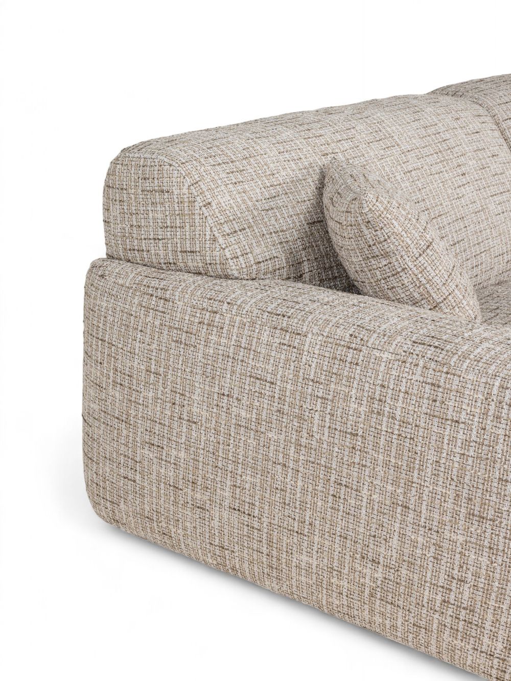 Hoeksalon incl. poef MASSA - Bruin C-RIV-85-HKS1-BT11