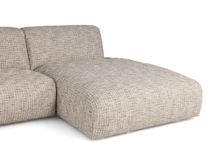 Hoeksalon incl. poef MASSA - Bruin C-RIV-85-HKS1-BT11