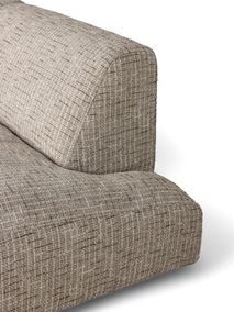 Hoeksalon incl. poef MASSA - Bruin C-RIV-85-HKS1-BT11