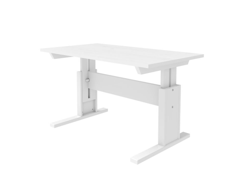 Bureau in hoogte verstelbaar SORA - White wash SCE 30255W