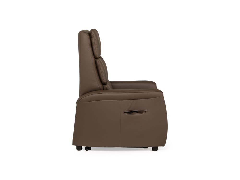 Relaxfauteuil Medium 2E-motor en opstahulp - Leder C-HKL-14-RLX1