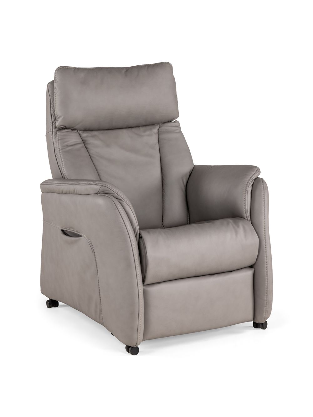 Elektrische relax AP22065 medium - Grijs leder C-HKL-15-RLX1
