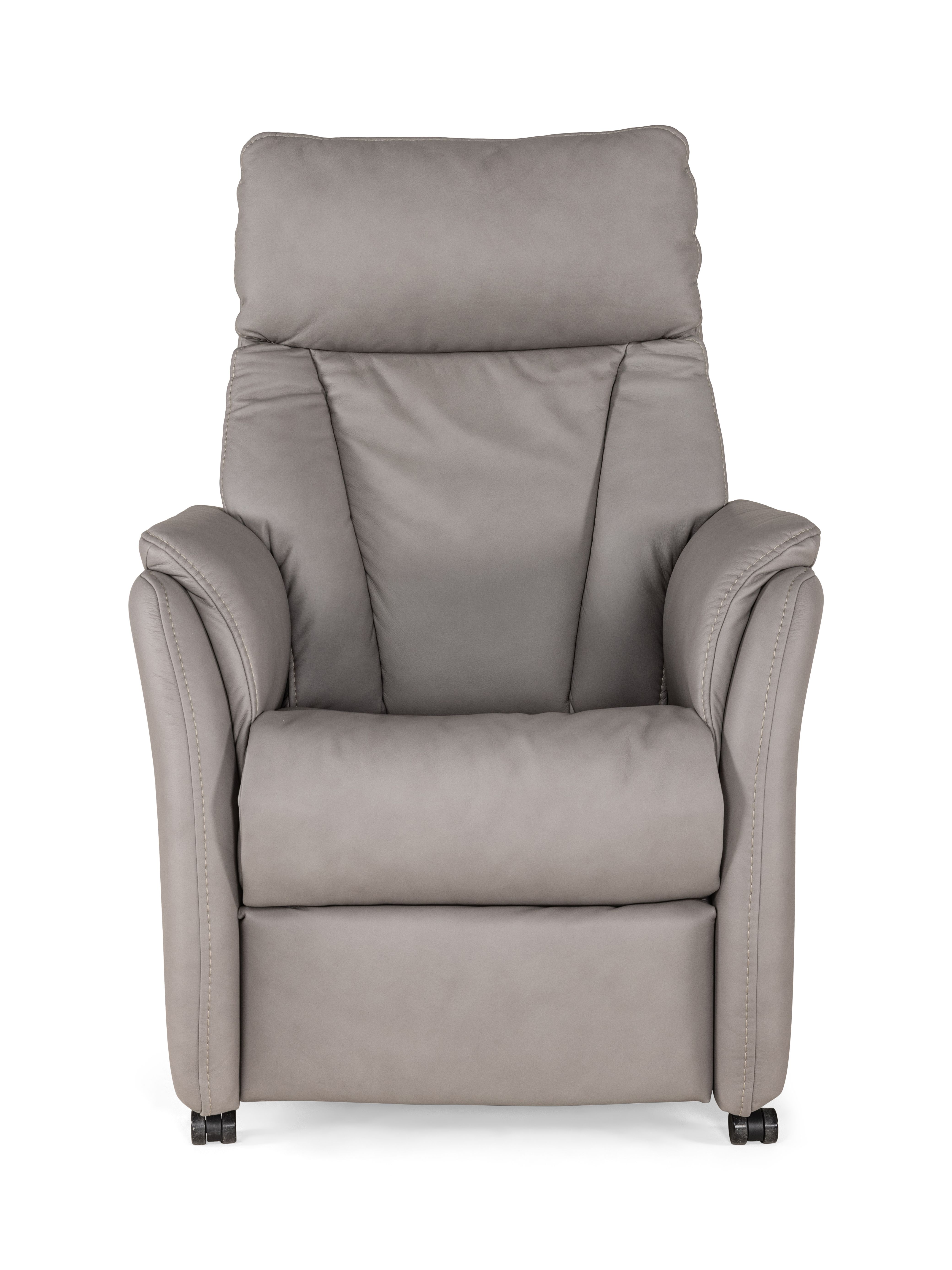 Elektrische relax AP22065 medium - Grijs leder