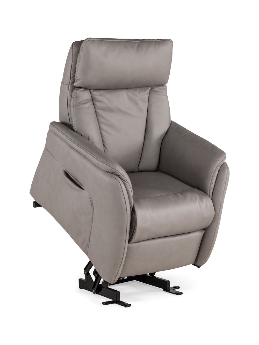 Elektrische relax AP22065 medium - Grijs leder C-HKL-15-RLX1