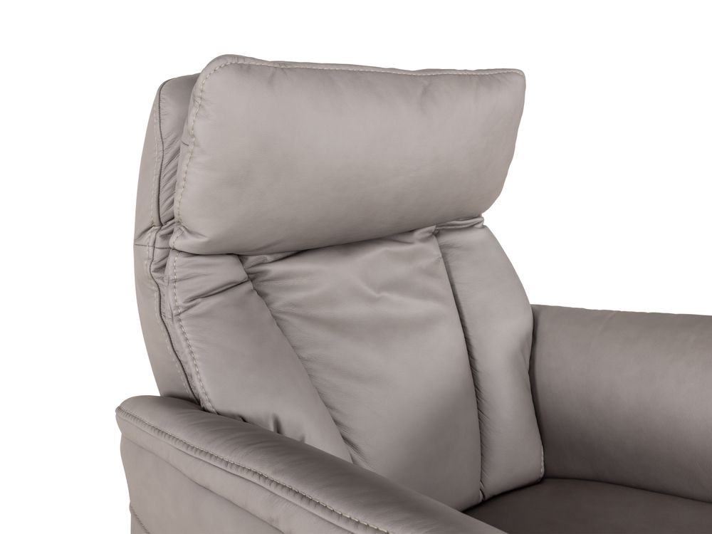Elektrische relax AP22065 medium - Grijs leder C-HKL-15-RLX1
