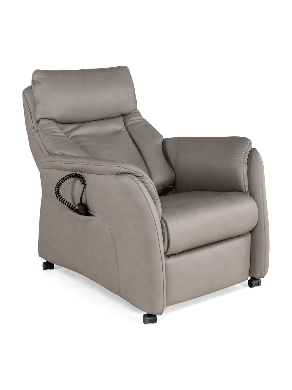 Elektrische relax AP22065 small - Grijs leder C-HKL-15-RLX2