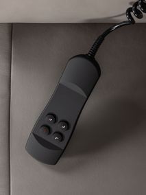 Elektrische relax AP22065 small - Grijs leder C-HKL-15-RLX2