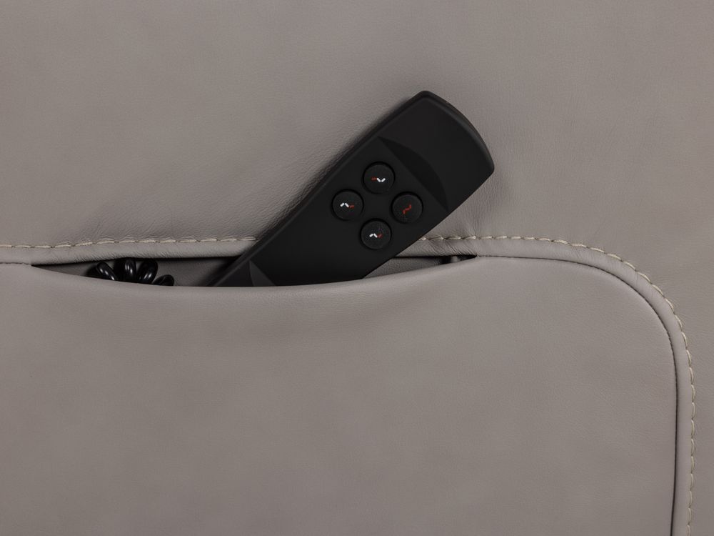 Elektrische relax AP22065 small - Grijs leder C-HKL-15-RLX2