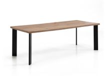 Eetkamertafel boomstamblad ABERDEEN - Sand FDF-12-000059