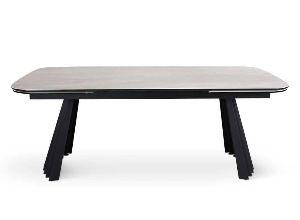 Uittrekbare tafel PAYA - Beige keramiek VDC TA-01053